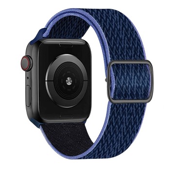 SWISSTEN RING PRE APPLE WATCH NYLON 38 / 40 / 41 mm BLUE/PURPLE (so zapínaním)