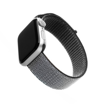 Nylonový remienok FIXED pre Apple Watch 38/40/41 mm, sivý