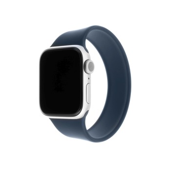 Silikónový remienok FIXED pre Apple Watch 42/44/45/49 mm, veľkosť XS, modrý