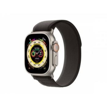 Nylonový remienok COTECi W97 Ultra Wild Trail pre Apple Watch 42/44/45/49 mm čierno-sivý