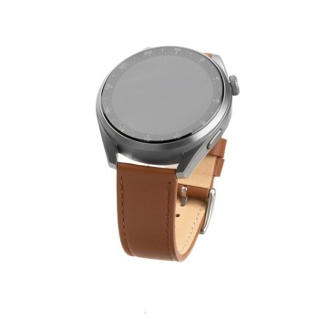 Kožený remienok FIXED s rýchloupínaním 20 mm pre inteligentné hodinky, hnedý