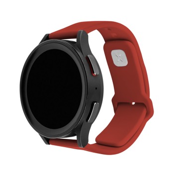 FIXED Silikónový športový remienok s rýchloupínaním 22 mm pre inteligentné hodinky, červený