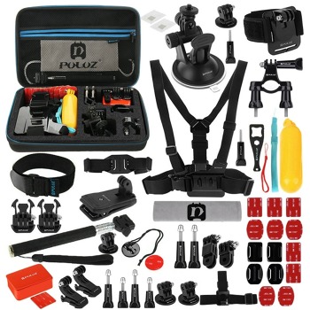 Príslušenstvo Puluz Ultimate Combo Kits pre akčné kamery PKT09 53-in-1