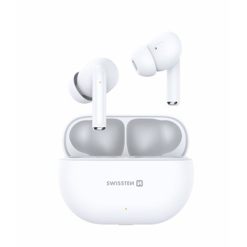 BLUETOOTH TWS SLÚCHADLÁ SWISSTEN PRO TUNE WHITE