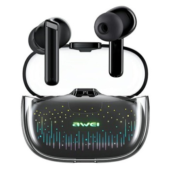 Bluetooth slúchadlá AWEI T52 Pro TWS Bluetooth 5.3 Black