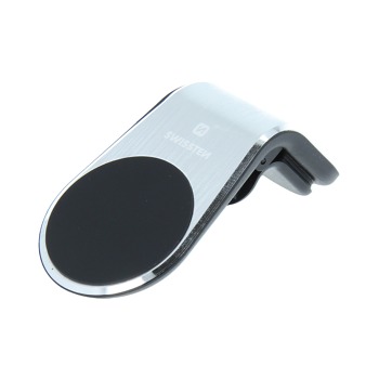 MAGNETICKÝ DRŽIAK VENTILÁCIE DO AUTA SWISSTEN EASY MOUNT STRIEBORNÝ