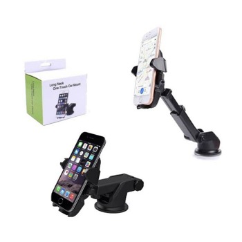 Univerzálny držiak s dlhým výsuvným ramenom - čierny