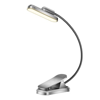Bezdrôtová lampa Otočná Glocusent GLCSNTA2401 Book Light, USB-C 1000mAh Sivá