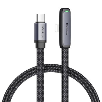 Kábel Mcdodo CA-3350 USB na USB-C, šikmý, 1,2 m (čierny)