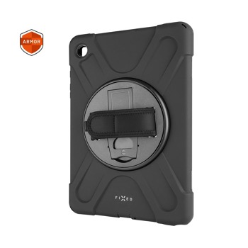 Odolné puzdro so stojanom FIXED Rugged Tab Case pre Samsung Galaxy Tab A9+, čierne