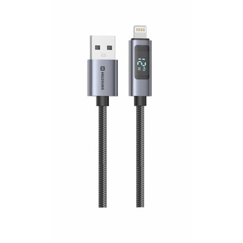 SWISSTEN LCD KÁBEL USB-A / LIGHTNING 1 M