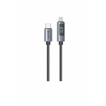 SWISSTEN LCD KÁBEL USB-C / LIGHTNING 1 M