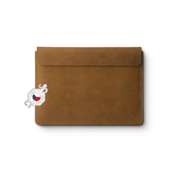 Kožené puzdro FIXED Oxford pre Apple MacBook Air 13'' Retina (2018/2019/2020), hnedé
