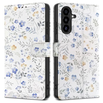 Flipové puzdro Tech-Protect Wallet pre Samsung Galaxy A17 5G - Spring Flowers
