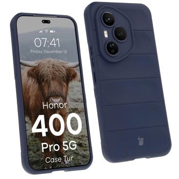 Kryt Bizon Case Tur pre Honor 400 Pro - Dark Blue