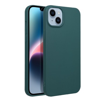 Zadný silikónový kryt Matt pre Xiaomi Redmi 15C 5G - Tmavo zelený