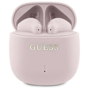 Guess GUTWSJ14ESGP TWS 5.3 bezdrôtové slúchadlá s dokovacou stanicou - ružové