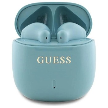 Guess GUTWSJ14ESGQ TWS 5.3 bezdrôtové slúchadlá s dokovacou stanicou - tyrkysové