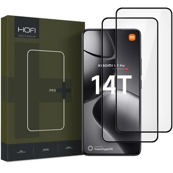 Tvrdené sklo Hofi Glass Pro+ pre Xiaomi 14T Pro - Black [2 PACK]