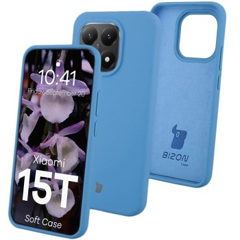 Kryt Bizon Soft Case pre Xiaomi 15T - Blue