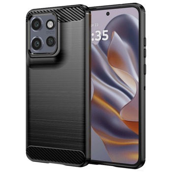 Kryt Techsuit Carbon pre Motorola Edge 60 Neo - čierny