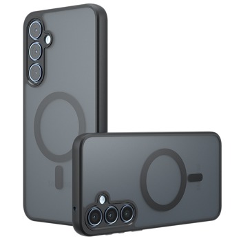 Kryt Techsuit PureFrost MagSafe pre Samsung Galaxy A55 5G - Smoke Black
