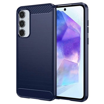 Kryt Techsuit Carbon pre Samsung Galaxy A55 5G - modrý