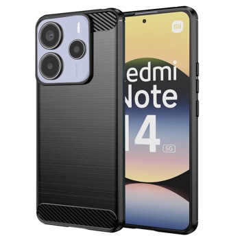 Kryt Techsuit Carbon pre Xiaomi Redmi Note 14 5G - Black