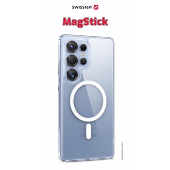 SWISSTEN CLEAR JELLY MagStick pre SAMSUNG GALAXY S26 ULTRA 5G TRANSPARENT