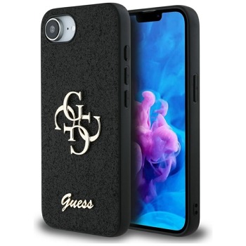 Guess - Glitter Fixed Big 4G (GUHCPSE4HG4SGK) - iPhone 17e - čierna