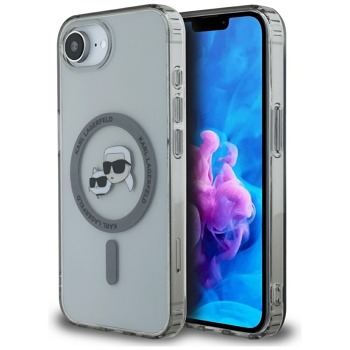 Karl Lagerfeld - IML MagSafe (KLHMPSE4HLSKCK) - iPhone 17e - Kovová hlava Karl&Choupette