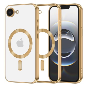Techsuit - Luxusný kryštálový MagSafe - iPhone 17e - zlatý
