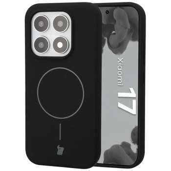 Kryt Bizon Soft Case Magnetic pre Xiaomi 17 - Black