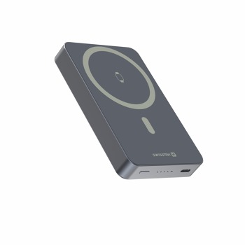 SWISSTEN POWER BANK FUSION 10000 mAh S NABÍJANÍM APPLE WATCH (kompatibilný s MagSafe) SILVER