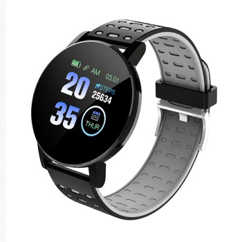 Inteligentný športový náramok 119s Plus – sivý