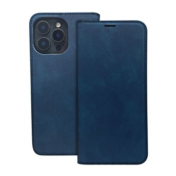 Flipové puzdro Smart Suede pre Google Pixel 11 Pro – tmavomodré