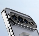 Puzdro s magnetickým krúžkom Bizon Case EduardO pre Google Pixel 11 Pro – priehľadné strieborné Puzdro s magnetickým krúžkom Bizon Case EduardO pre Google Pixel 11 Pro – priehľadné strieborné
