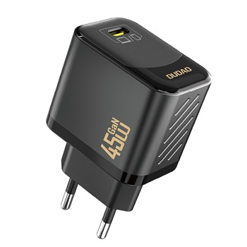 Sieťová nabíjačka Dudao A28 GaN 45 W USB-C – čierna