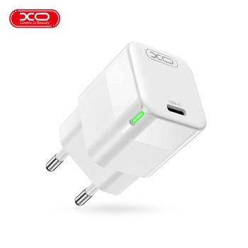 Sieťová nabíjačka XO CE06 PD 30 W 1x USB-C – biela