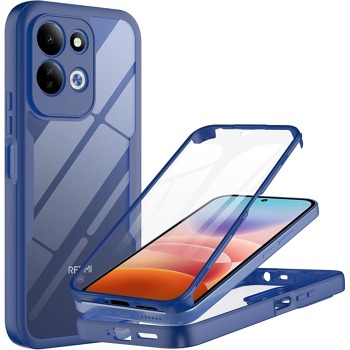 Techsuit – séria ColorVerse 360 + ochranná fólia na displej – Xiaomi Redmi 17 – modrá