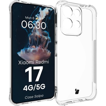 Puzdro Bizon Salpa pre Xiaomi Redmi 17 – priehľadné
