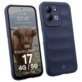 Puzdro Bizon Case Tur pre Xiaomi Redmi 17 – tmavomodré